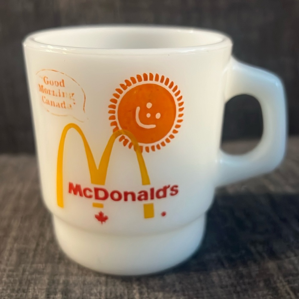 Awesome vintage Fireking McDonald’s mug